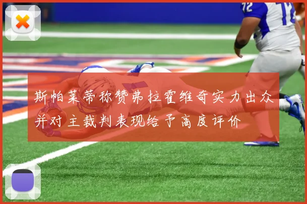 斯帕莱蒂称赞弗拉霍维奇实力出众并对主裁判表现给予高度评价